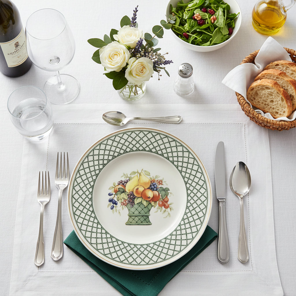 Villeroy & Boch Basket: Speiseteller / flacher Teller 27 cm - neuwertig