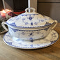 Villeroy & Boch Meissen / Wallerfangen: Terrine mit großer Platte, zweiteilig (14872377524548)