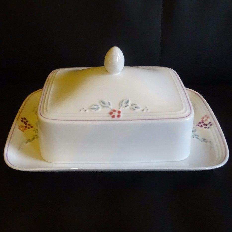 Villeroy & Boch Bel Fiore: Butterdose, zweiteilig - sehr selten