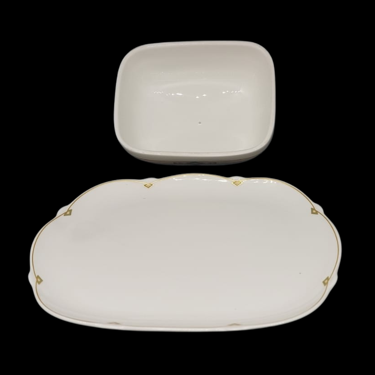 Villeroy & Boch Paloma Picasso Montserrat: Butterplatte mit Stülpe / Haube (8824550523204)