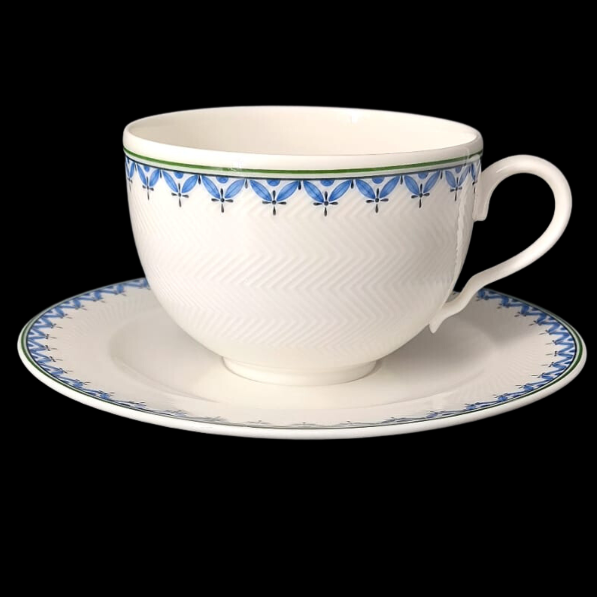 Villeroy & Boch Casa Look: Jumbotasse / Frühstückstasse mit Unterteller (8591406104900)