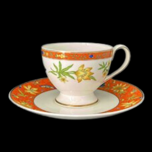 Villeroy & Boch Celine: Kaffeetasse / Tasse mit Unterteller (8611060220228)