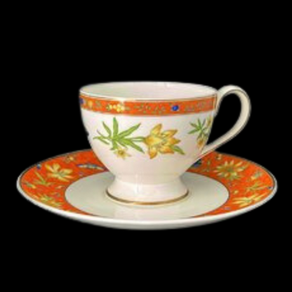 Villeroy & Boch Celine: Kaffeetasse / Tasse mit Unterteller (8611060220228)