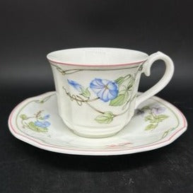 Villeroy & Boch Clarissa: Kaffeetasse / Tasse mit Unterteller (8781563593028)