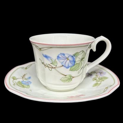 Villeroy & Boch Clarissa: Kaffeetasse / Tasse mit Unterteller (8781563593028)