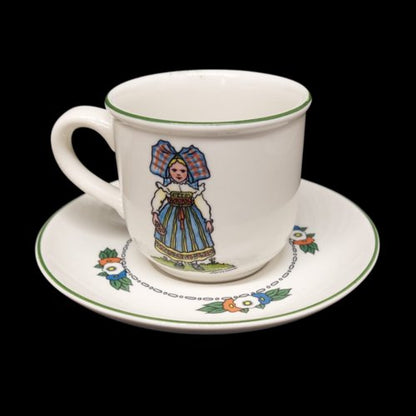 Villeroy & Boch Hansi d´alsace: Mokkatasse / Espressotasse mit Unterteller - neuwertig (8668394324292)