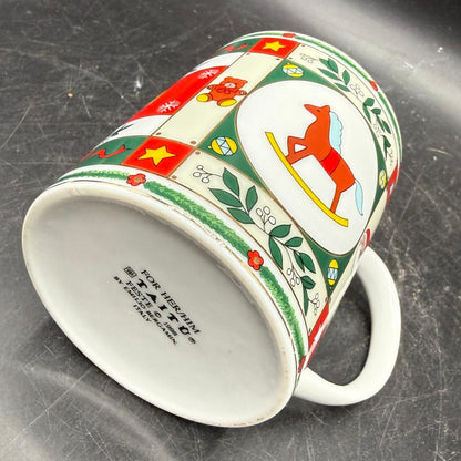 Emilio Bergamin Taitu / Taitù: Kaffeebecher / Henkelbecher - Schaukelpferd, Weihnachten