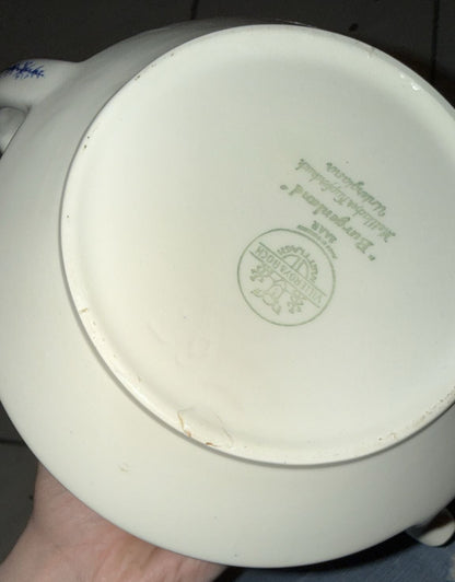 Villeroy & Boch Burgenland Blau: seltene Kanne mit Filter und Deckel (Salam)