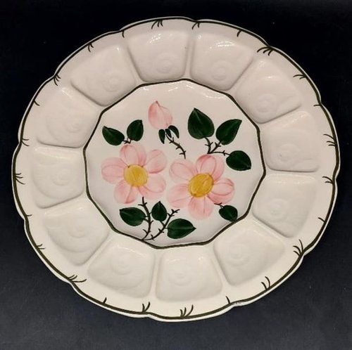 Villeroy & Boch Wildrose: Eierteller / Eierplatte / Servierteller - ca 26 cm (8759678239044)