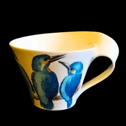 Villeroy & Boch New Wave: Kaffeetasse / Tasse Eisvogel (7120797696137)