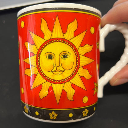 Villeroy & Boch Paloma Picasso Sun, Moon and Stars: Henkelbecher rot - siehe Beschreibung