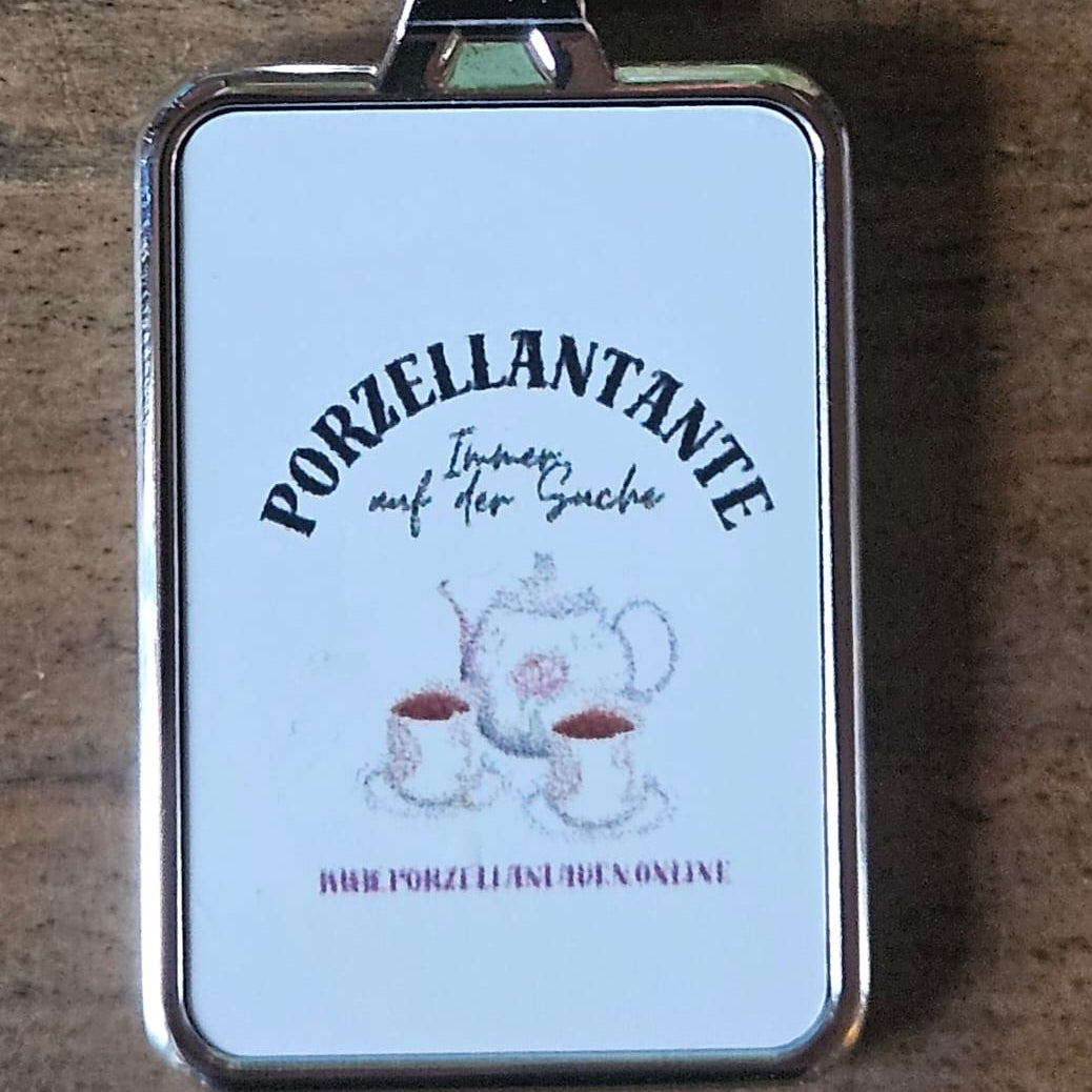 Porzellantantenanhänger – Porzellanladengefühl für unterwegs 💛