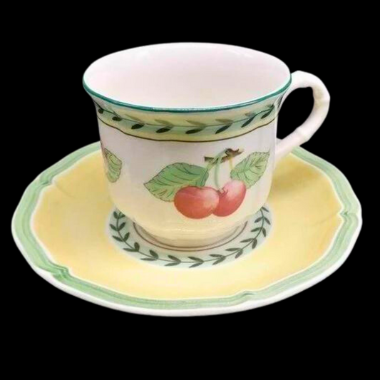 Villeroy & Boch French Garden: Kaffeetasse / Tasse mit Unterteller (7120753459337)