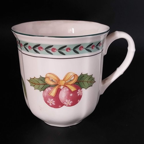 Villeroy & Boch French Garden: Kaffeebecher / Henkelbecher Christmas / Noel (7120925720713)