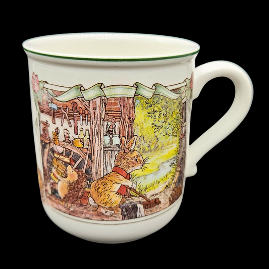 Villeroy & Boch Foxwood Tales: Henkelbecher / Kaffeebecher Frühjahrsputz - neu (7120763027593)