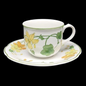 Villeroy & Boch Geranium: Kaffeetasse / Tasse mit Unterteller (7120799006857)