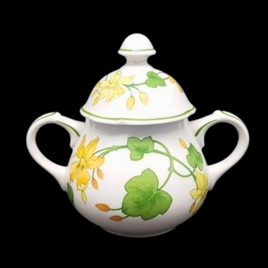 Villeroy & Boch Geranium: Zuckerdose mit Griffen (7120799465609)