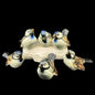 Goebel: Figuren-Set mit sechs Spatzen / Vögel / Sammelfiguren aus Porzellan (8553991340356)