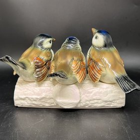 Goebel: Figuren-Set mit sechs Spatzen / Vögel / Sammelfiguren aus Porz – Porzellanladen Gabi Schmitt