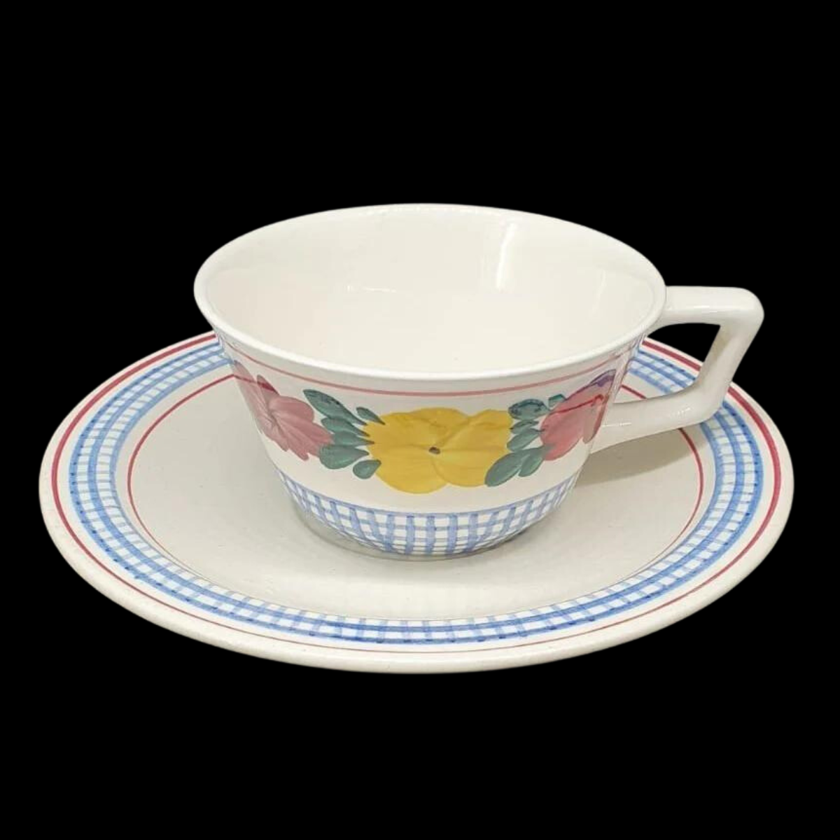 Villeroy & Boch Goslar: Kaffeetasse / Tasse mit Unterteller (7121018290313)