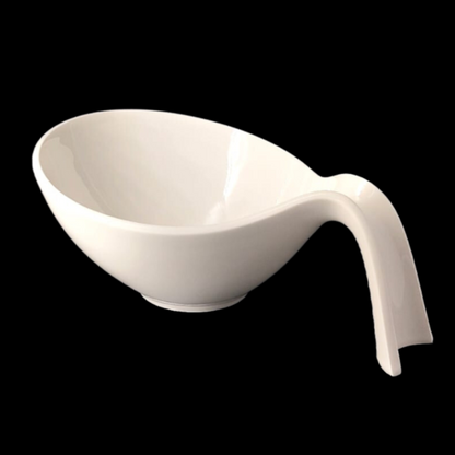 Villeroy & Boch: Griffschale / Schale / Schüssel, weiß (8646776619332)