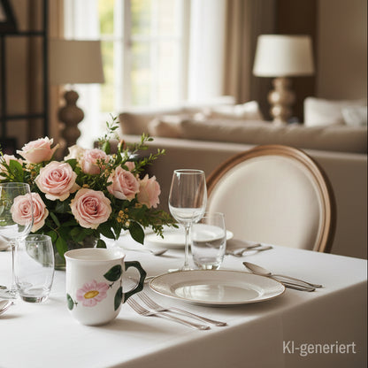 Villeroy & Boch Wildrose: Kaffeebecher / Henkelbecher