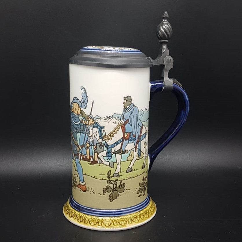 Villeroy & Boch: Bierkrug / Humpen Wilhelm Tell - Serie Volkshelden