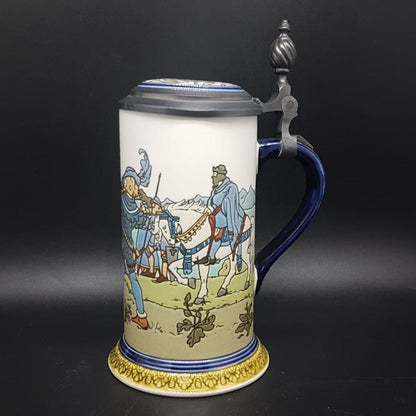 Villeroy & Boch: Bierkrug / Humpen Wilhelm Tell - Serie Volkshelden