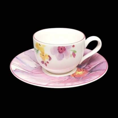 Villeroy & Boch Mariefleur: Mokkatasse / Espressotasse mit Unterteller (7121106665609)