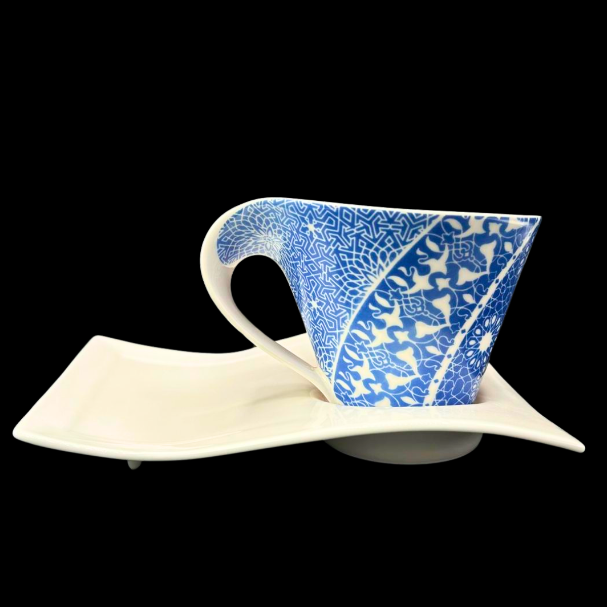 Villeroy & Boch New Wave: Jumbotasse / große Tasse Caffe mit Partyplate -  Munira (8819787039044)