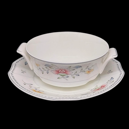 Villeroy & Boch Nanking: Suppentasse mit Unterteller (7120695132297)