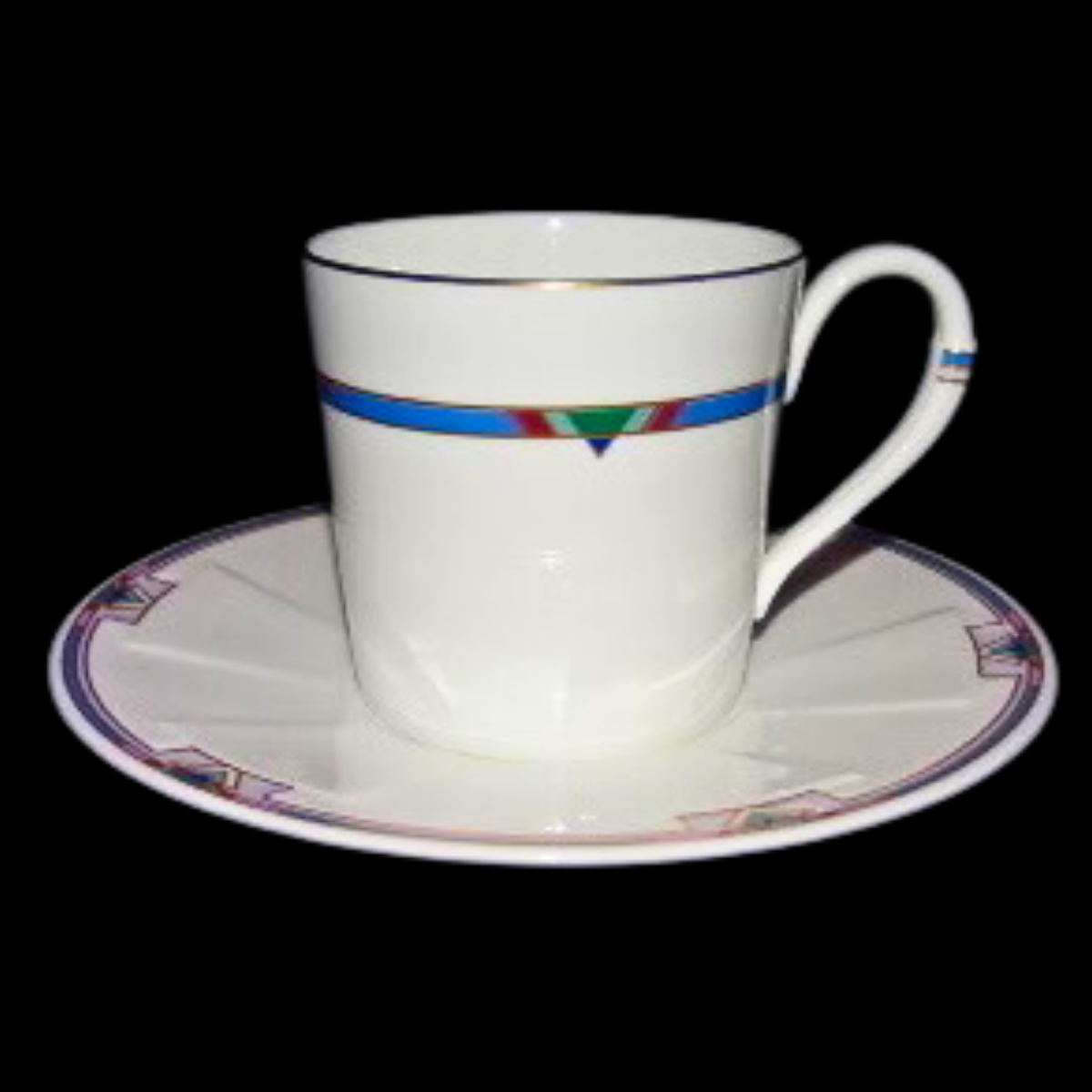 Villeroy & Boch Paloma Picasso Park Avenue: Kaffeetasse / Tasse mit Unterteller (7120807362697)