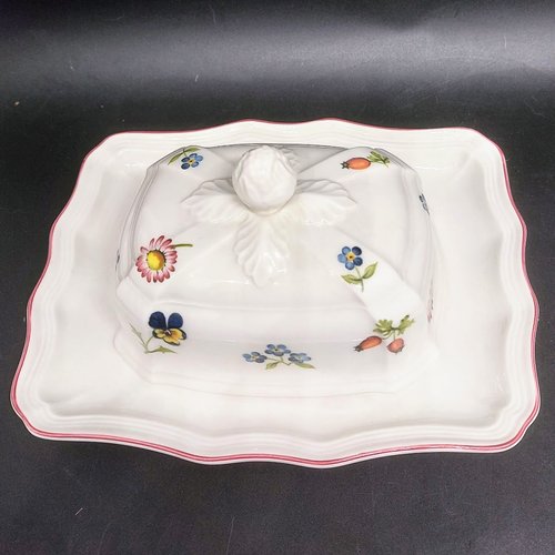 Villeroy & Boch Petite Fleur: Butterdose, zweiteilig (7121089298569)