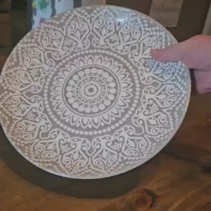 Boltze Home Design: Teller / Platzteller Shanaya - Mandala (Dekor 2)