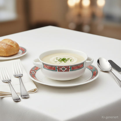Villeroy & Boch Rialto: Suppentasse mit Unterteller - selten