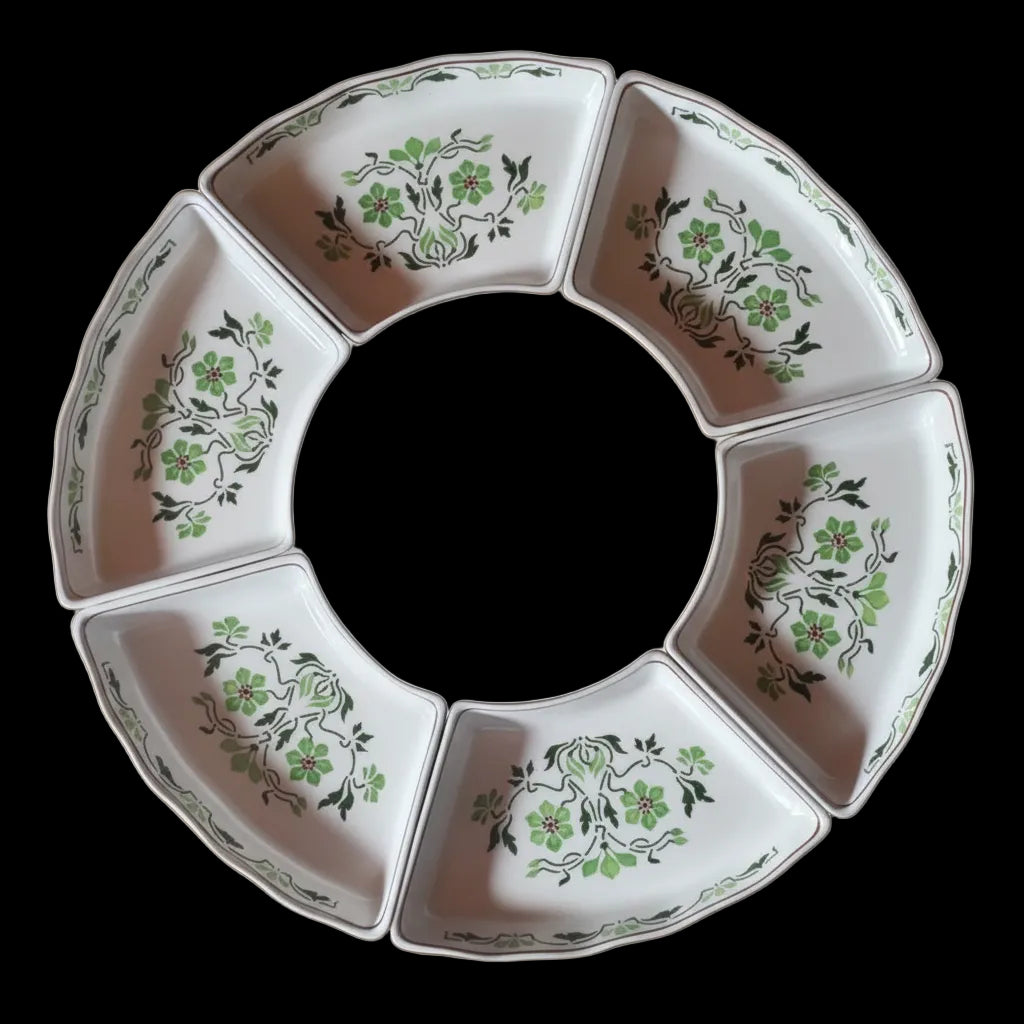 Villeroy & Boch Dresden Saxony: Rondell / Kreis - 40 cm - aus 6 verschiedenen Schälchen