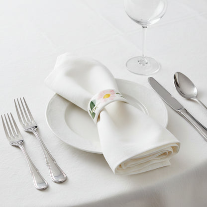 Villeroy & Boch Wildrose: Serviettenringe, 6 Stück, im Originalkarton