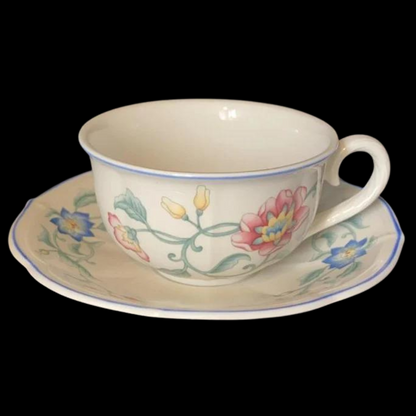 Villeroy & Boch Delia: Teetasse / Tasse mit Unterteller (7121096212617)