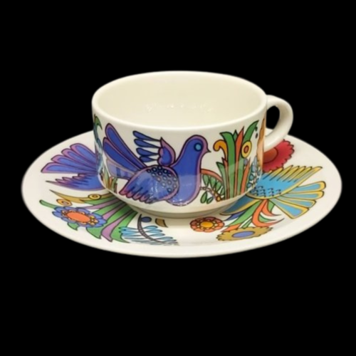 Villeroy & Boch Acapulco: Teetasse / Tasse mit Unterteller - 8 cm Dur / 5 cm Höhe (7120701325449)