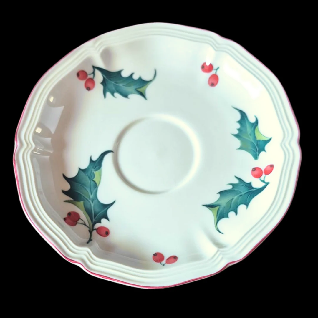 Villeroy & Boch Holly: Unterteller / Untertasse - Weihnachten