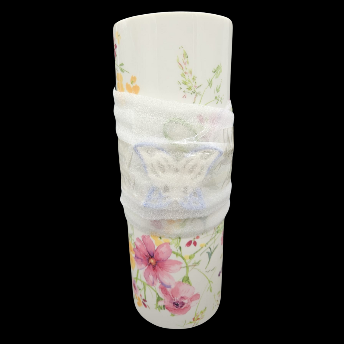 Villeroy & Boch Mariefleur: Vase / Blumenvase mit Schmetterling - selt ...