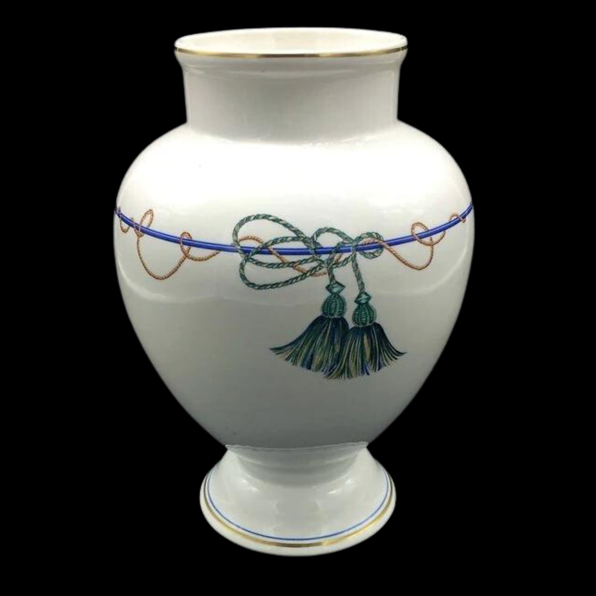 Villeroy & Boch Verdi: Blumenvase / Vase mit Kordeln - ca 17 cm (7120929423497)