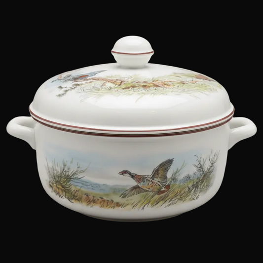 Villeroy & Boch Fontainebleau: Suppenterrine / Terrine mit Deckel, groß