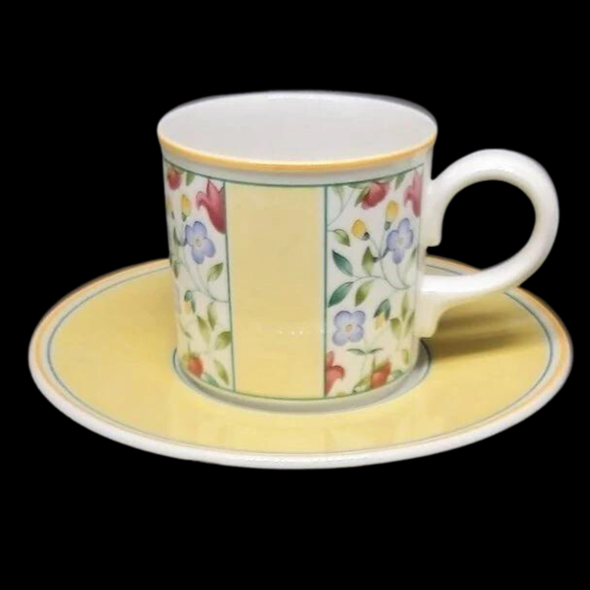 Villeroy & Boch Virginia: Kaffeetasse / Tasse mit Unterteller (7120896557193)