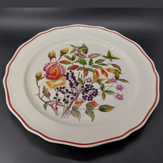 Villeroy & Boch Septfontaines "Blumenarrangement - Charlotte Bettin": Wandteller Nr. 1 (7121666900105)