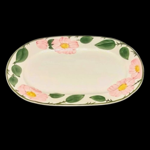 Villeroy & Boch Wildrose: Fleischplatte / Platte 33 x 22 cm - mit kleineren Mängeln (8503441752388)