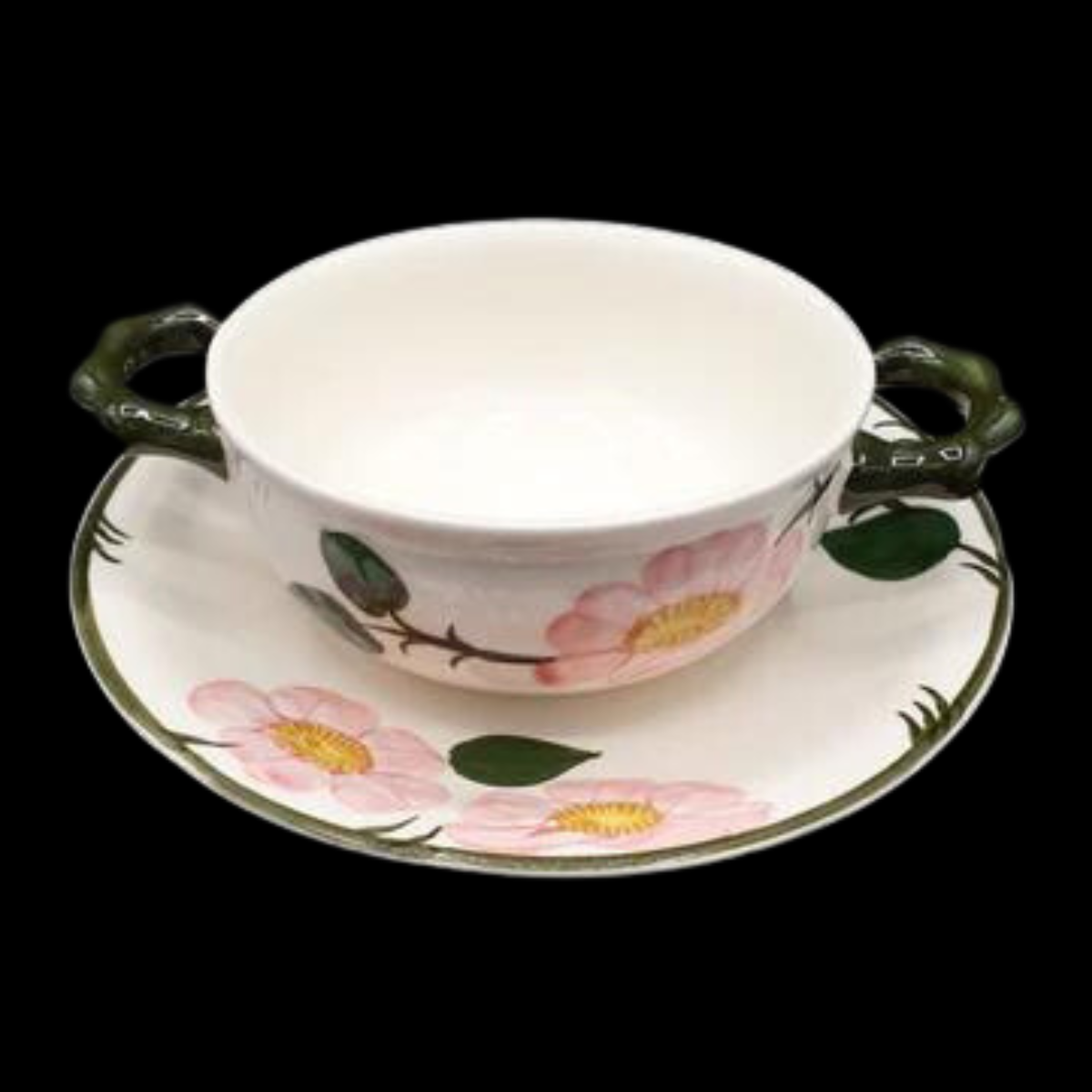 Villeroy & Boch Wildrose: Suppentasse mit Unterteller (7120810410121)