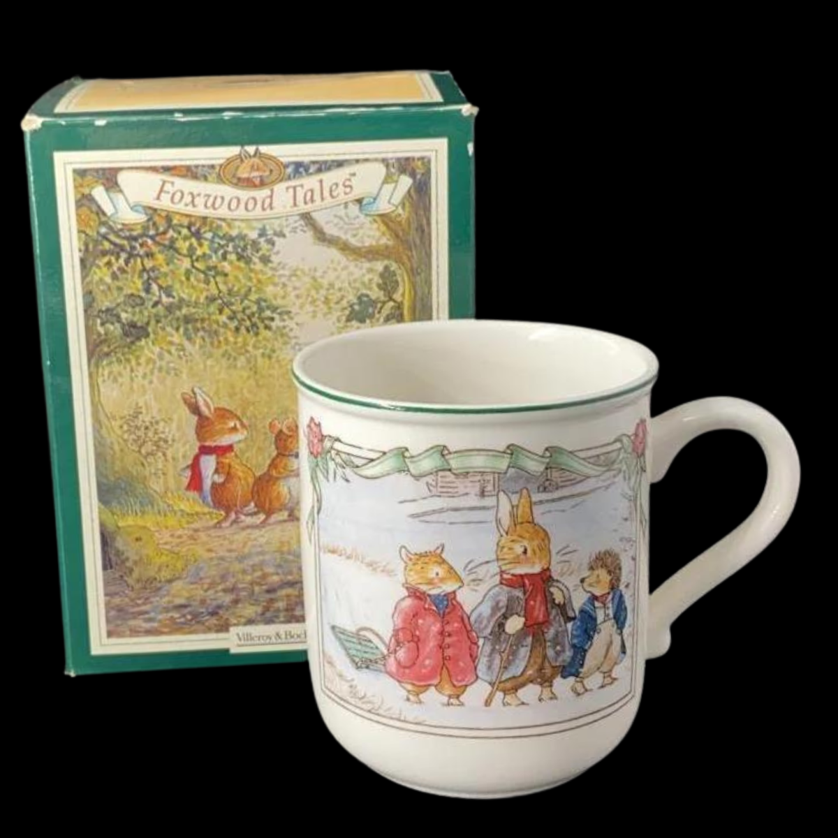 Villeroy & Boch Foxwood Tales: Henkelbecher / Kaffeebecher Winter - OVP (7121094082697)