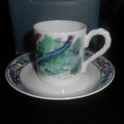Villeroy & Boch World of cable (limitiert): Mokkatasse / Espressotasse mit Unterteller c - neu OVP
