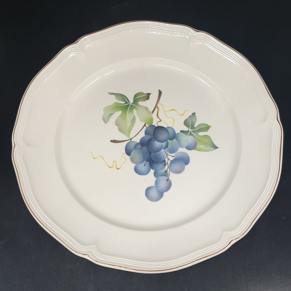 Villeroy & Boch Frutta: Speiseteller / flacher Teller - Trauben 26 cm Villeroy & Boch (7121098145929)